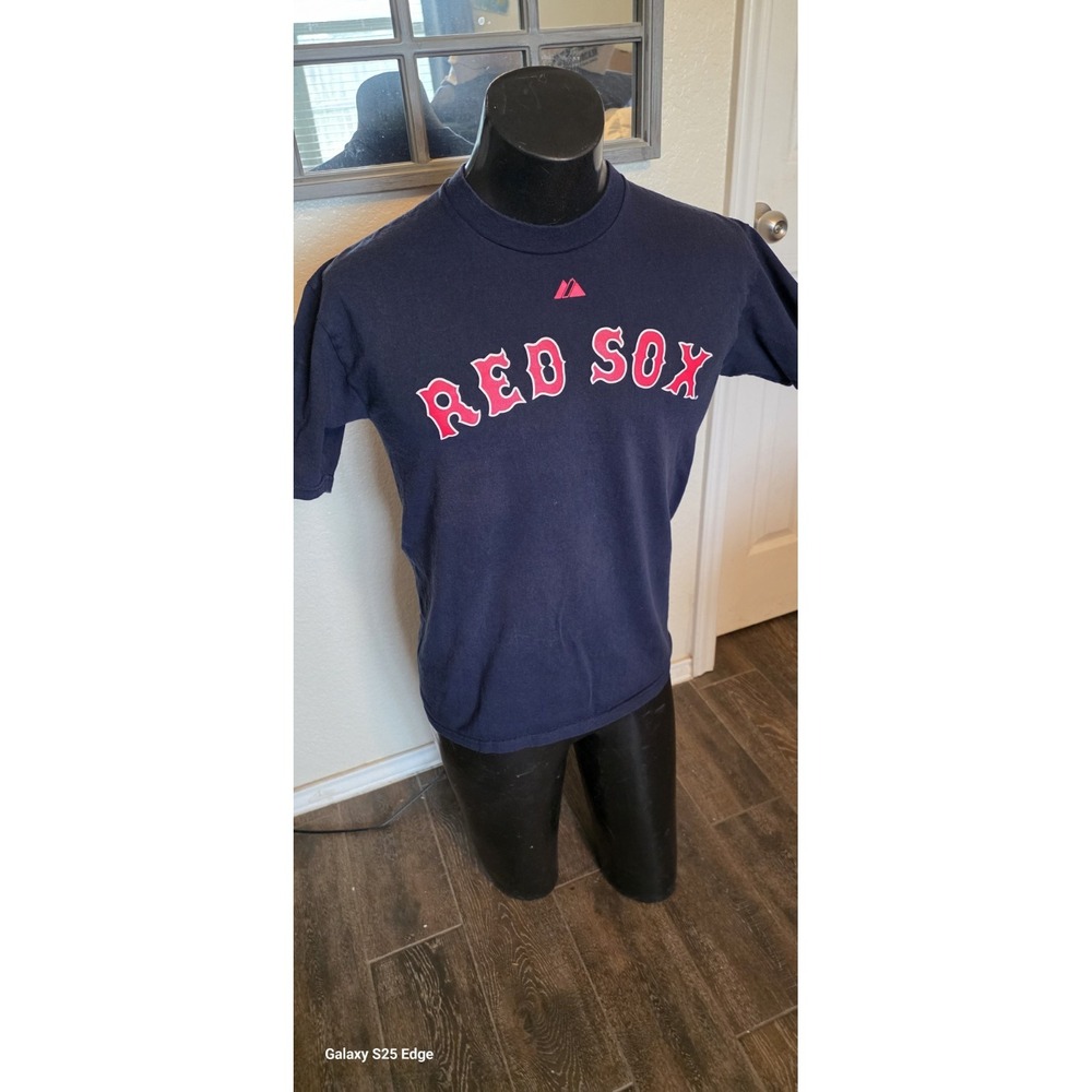 Jacoby Ellsbury Boston Red Sox VINTAGE Majestic MLB Shirt